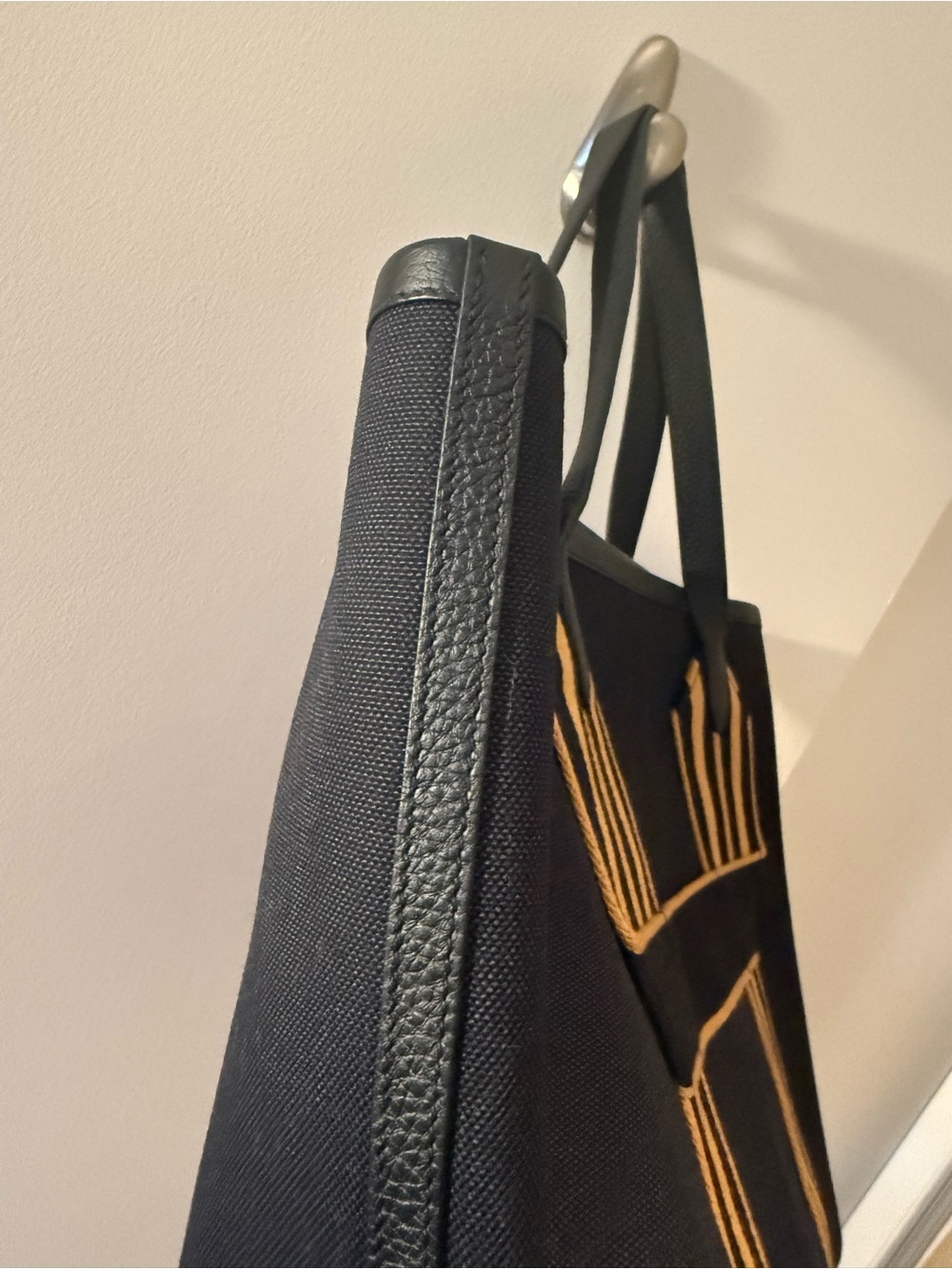 HERMES Pursangle Tote Black Mint Excellent Condition with dustbag - Picture 6 of 11